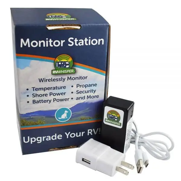 RV Whisper RVM2-3T Monitor Station With 3 Temperature Sensors