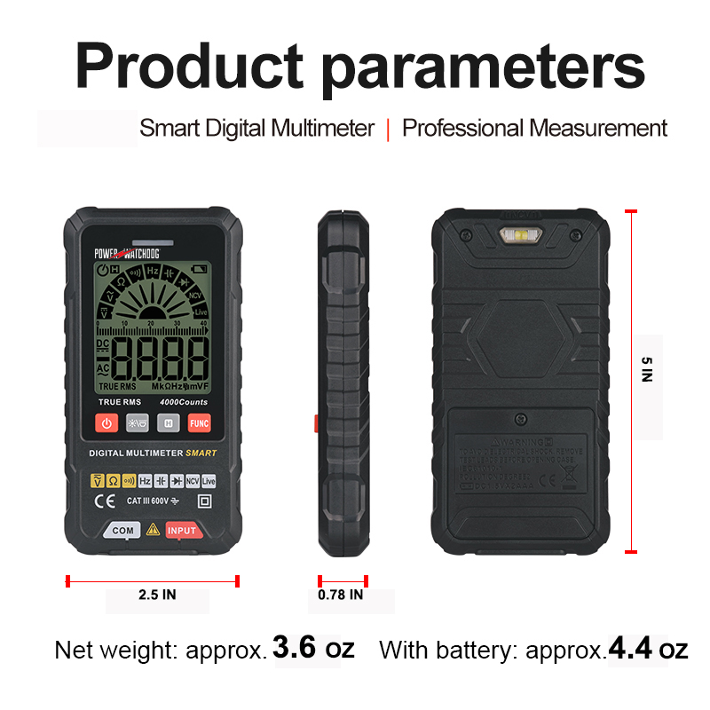 Smart Digital Auto Range Multimeter - FY123 - Protect Your Home from Fire  Hazards!