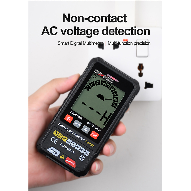 A5 Smart Multimètre numérique Entièrement automatique Voltmètre  Anti-combustion Testeur électrique professionnel